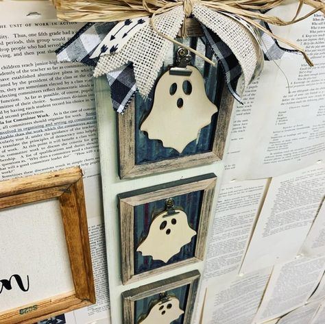 Dollar Tree Boo Sign, Bestie Crafts, Dollar Tree Halloween Crafts, Halloween Lifestyle, Dollar Tree Frames, Bags Video, Spooky Ideas, Tree Projects, Boo Sign