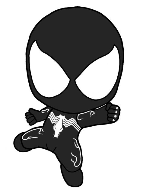 Simple Venom Drawing, Galactic Empire Propaganda, Empire Propaganda, Venom Sticker, Venom Party, Spiderman Stickers, Boys Valentines, Venom Spiderman, Chibi Wallpaper