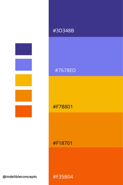 Purple Yellow Orange Colour Palettes, Purple Orange Color Scheme, Productivity Color Palette, Royal Purple Palette, Purple Blue Yellow Color Palette, Electric Purple Color Palette, Violet Orange Color Palette, Purple And Yellow Graphic Design, Color Palette High Contrast