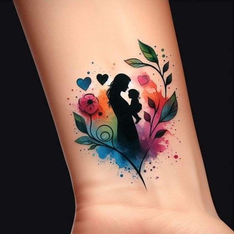 Splatter Tattoo, Phoenix Back Tattoo, Butterfly Tattoos Images, Mom Dad Tattoo Designs, Cute Thigh Tattoos, Colored Tattoo Design, Matching Friend Tattoos, Tiny Wrist Tattoos, Family Tattoo Designs