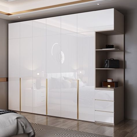 What is Included Color: White Style: Modern Product Type: Wardrobe Armoire Size: 27.5"L x 20"W x 77"H 31.5"L x 20"W x 77"H 47"L x 20"W x 77"H 55"L x 20"W x 77"H 62.99"L x 20"W x 77"H 71"L x 20"W x 77"H 79"L x 20"W x 77"H 87"L x 20"W x 77"H 94.5"L x 20"W x 77"H 31.5"L x 31.5"W x 77"H Height: 70" - 79" >80" Material: Wood Wood Type: Manufactured Wood Wood Tone: White Wood Purposeful Distressing Type: No Distressing Design: Armoires & Wardrobes Armories & Top Cabinet Armoires& Sidebo Light Colour Wardrobe Design, 5 Door Wardrobe Design, Sliding Door Wardrobe Design Small Bedrooms, White Wardrobe Bedroom, Wardrobe Internal Design, Sliding Door Wardrobe Designs, Cosmetics Design, Wardrobe Design Modern, Brown Laminate