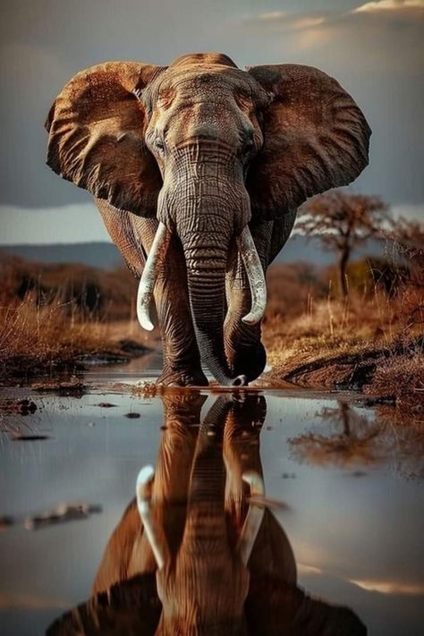 African Elephant Illustration, African Animals Photography, Elephant Painting Canvas, African Wildlife Photography, Elephant Photography, Africa Art Design, Elephant Pictures, Elephants Photos, Elephant Illustration