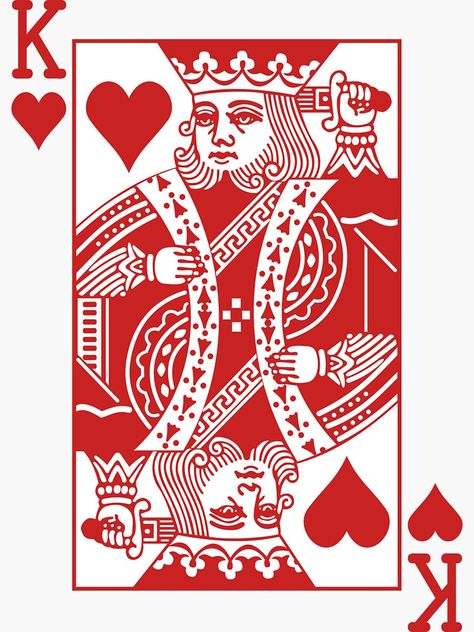 King Of Hearts Aesthetic, King Of Hearts Drawing, King Of Hearts Card, Queen Of Hearts Card, Gotham Series, King Card, Hearts Playing Cards, Hearts Card, Tattoo Practice