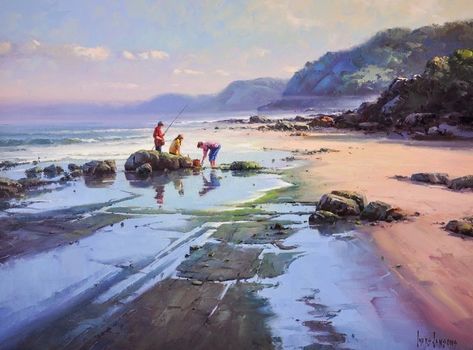 Marc Bohne, Things To Do For Free, Quick Painting, Maritime Painting, Surf Painting, Seascapes Art, Australian Painters, John Wilson, Australian Beach