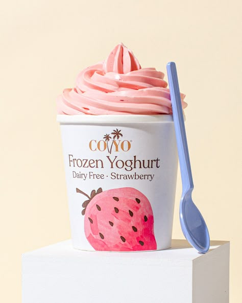 The wait is over... Our delicious fruity and dairy free frozen yoghurt flavours are now available in select @woolworths_au stores! 🍓🥭🌼 Probiotic Yogurt, Labels Design, Coconut Ice Cream, Frozen Yoghurt, Packing Design, Packaging Labels Design, Baklava, Japanese Design, Packaging Labels