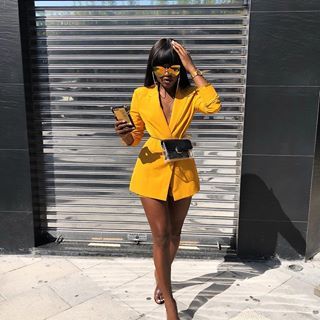 Yellow Outfit, Black Women Fashion, Dressy Outfits, Suit Fashion, Fashion Killa, Urban Fashion, African Fashion, Classy Outfits, Trendy Outfits