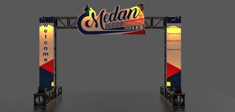 Festival Gate Design, Event Gate Design Entrance, Gate Event Design, Enterance Decor, Church Stage Design Ideas Backdrops, Event Entrance Design, Event Entrance Arch Design, Welcome Gate, Event Entrance Arch