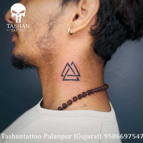 TashanTattoo
AshokTattooWala
S.4.5,Tirupati plaza
Opp. New bus stand
Near gd modi collage
Palanpur (gujrat)
9586697547
9687533310 Triangle Tattoo On Neck, Upside Down Triangle Tattoo, Triangle With Eye Tattoo, Double Triangle Tattoo Meaning, What Does A Triangle Tattoo Symbolize, Neck Tattoo, Triangle Tattoo, Tattoos, Quick Saves