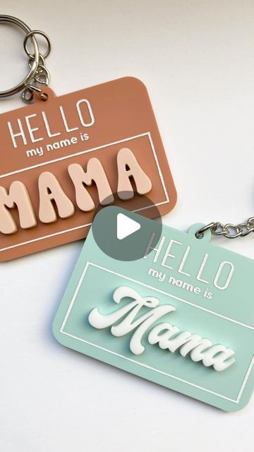 Scroll saw & laser artist || Keri on Instagram: "These are my absolute favorite! 😍

Completely custom - you choose the acrylic colors and name (mama, grandma, etc). 

They would also be SO CUTE for teacher gifts!

Available now on my site and Faire shop." Acrylic Engraving Ideas, Laser Printer Projects, Xtool Projects, Acrylic Projects, Glowforge Ideas, Glowforge Projects, Laser Cut Wood Crafts, Laser Projects, Laser Machine