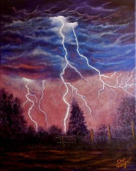 Thunder Clouds Drawing, Thunder Storm Drawing, Lightening Art, Thunder Painting, Rainy Drive, Storm Aesthetic, Lightning And Thunder, Skyscape Art, Punisher Artwork