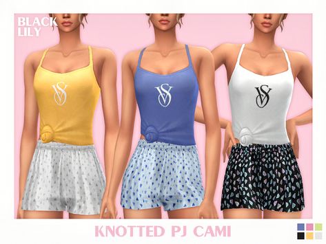 Sims 4 Sleepwear, Cc Shopping, Cc Clothes, Coco Dress, Womens Pjs, Leopard Shorts, Sims 4 Teen, Plunge Swimsuit