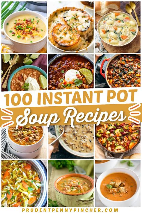 Easy Instant Pot Recipes Soup, Instant Pot Fall Soup Recipes, Easy Soup Recipes Instant Pot, Instapot Soup Recipes Easy, Easy Soup Instant Pot, Instant Pot Soup Recipes Healthy, Instapot Soup Recipes, Pressure Cooker Soup Recipes, Soup Vegetable