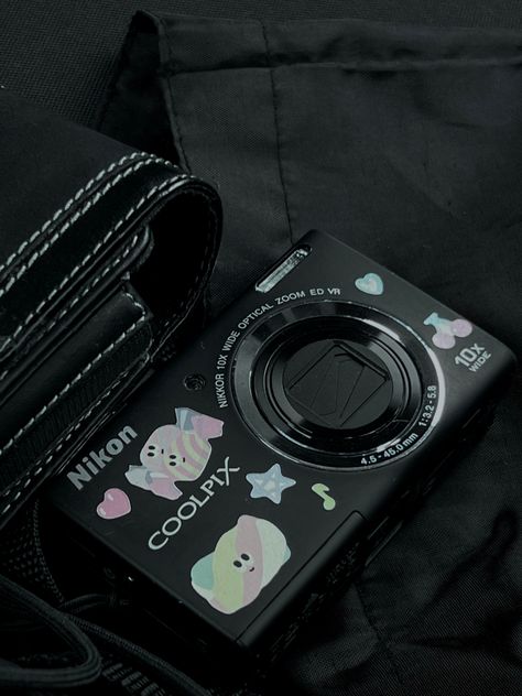 film photos photography nikon deco stickers dark aesthetic inspo camera simple Nikon Coolpix Aesthetic, Camera Life, Digi Cam, Compact Digital Camera, Photography Nikon, Film Photos, Deco Stickers, Retro Camera, Nikon Coolpix