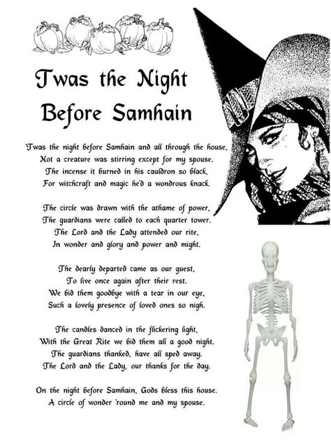 Twas the night before samhain Samhain Halloween, Oh My Goddess, Eclectic Witch, Wiccan Spell Book, Book Of Shadow, Wicca Witchcraft, Pagan Witch, Witch Spell, Twas The Night