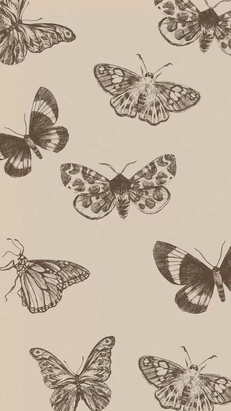 Neutral Butterfly Wallpaper, Beige Butterfly Wallpaper, Black And White Butterfly Wallpaper, Dark Coquette Wallpaper, Wallpaper Pairs, Boox Palma, Tøp Wallpaper, Iphone Wallpaper Stills, Dark Coquette