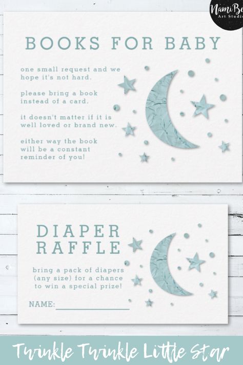 Mint Theme, Office Baby Showers, Invitation Inserts, Trendy Baby Shower Themes, Star Theme, Twinkle Twinkle Baby Shower, Moon Baby Shower, Moon Baby, Trendy Baby Shower Ideas