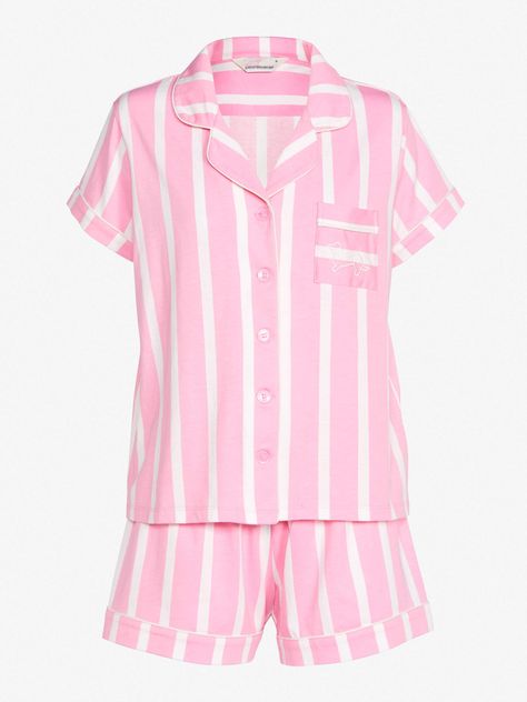 Pink Pjs, Women Pyjamas, Sleep Clothes, Peter Alexander, Kids Pjs, Pajamas Comfy, Mens Sleepwear, Short Pj Set, Estilo Preppy