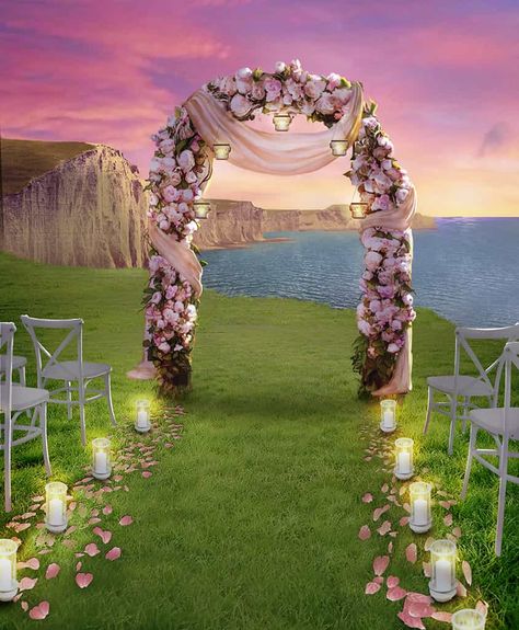 @HiddenHebrewess ♡ Gate Garden Ideas, Garden Arch Ideas, Flower Gate, Caricature Wedding Invitations, Digital Wedding Invitations Design, Gate Garden, Indian Wedding Invitation Card Design, Caricature Wedding, Arch Ideas