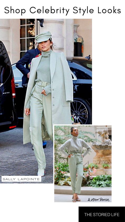 #TheStoriedLife Pistachio Trend TheStoriedLifeCo.com The Storied Life Zendaya Sally LaPointe Fall 2019 pistachio trend fashion Zendaya Style black girl fashion Zendaya Outfits pistachio green outfit Zendaya Fashion black women Street Style pistachio color trend Celebrity Style monochrome outfit Celeb Street Style Celeb Style street style mint outfit Celeb Outfits monochrome mint green fashion green monochromatic outfit pistachio aesthetic Fashion Week mint green outfit monochrome fashion mint Blazer Outfits For Women Street Style, Mint Green Outfit Ideas, Mint Blazer Outfit, Pistachio Aesthetic, Green Monochromatic Outfit, Zendaya Fashion, Mint Green Fashion, Mint Green Outfits, Green Monochromatic