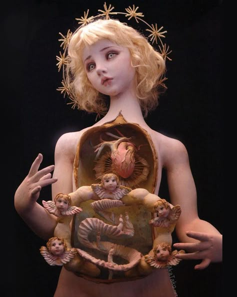 Lowbrow Art, Art Dolls Handmade, Arte Inspo, Creepy Art, Creepy Dolls, Pop Surrealism, Weird Art, Japanese Artists, Surreal Art