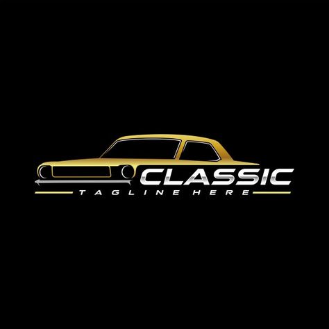 Classic Car Logo Design, Vintage Car Logo Design, Car Club Logo Design, Luxury Car Detailing, Car Logo Design Creative, Car Logo Design Ideas, Car Garage Logo, Car Club Logo, Vintage Car Logo