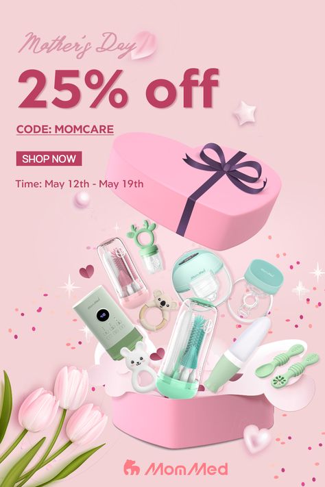 To express gratitude for all the mothers' dedication💐💐, MomMed‘s promotional event is coming!💕 From May 12th to May 19th, it's all about you, mama! 🎁Treat yourself with 25% off using code "MOMCARE" and get what you want! GO PURCHASE: https://mommed.com/ Pregnancy Kit, Maternity Essentials, Baby Ads, Pregnancy Essentials, Express Gratitude, Nursing Mother, Unique Finds, Breast Pump, Celebrate Mom