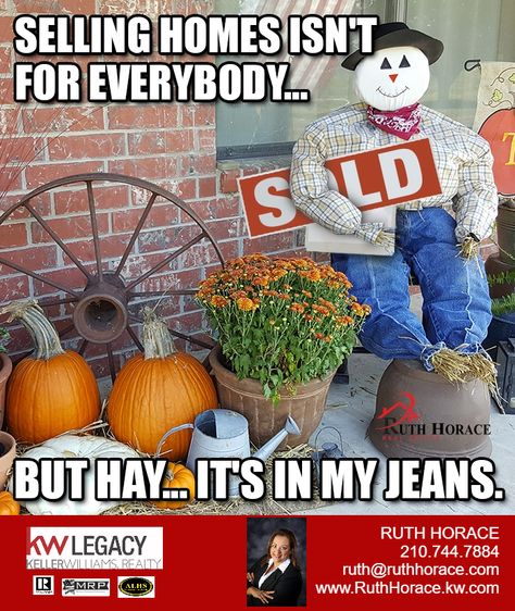 Selling homes isn't for everybody...but HAY...it's in my jeans. Realtor Humor, Real Estate Slogans, Real Estate Fun, Real Estate Memes, Realtor Social Media, Real Estate Postcards, Real Estate Career, Funny Office, Real Estat