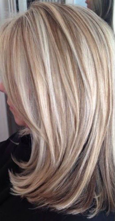 Photo - Google Photos Brunnete Hair Ideas Colour With Blonde Highlights, Fall Hair With Blonde Front Pieces, Blonde Hair With Honey Lowlights, Honey Blonde Hair No Highlights, Natural Looking Platinum Blonde, Long Middle Part Hair Women, Blonde Multi Tone Highlights, Light Ash Blonde Hair Dark Roots, Blonde Shadow Root With Money Piece Bob