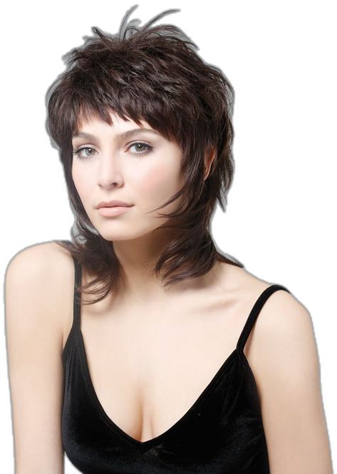 Wolf Cut For Short Hair, Rocker Hair, Modern Shag Haircut, Short Curly Hairstyles For Women, Chic Short Hair, Shaggy Short Hair, Short Haircut Styles, Mullet Haircut, Layered Haircuts For Medium Hair