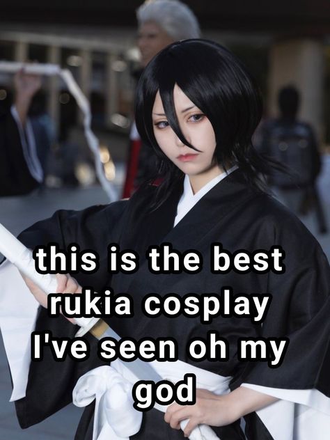 #rukiakuchiki #rukia #bleach #whisper Rukia Cosplay, Rukia Ichigo, Bleach Cosplay, Rukia Bleach, Bleach Rukia, Rukia Kuchiki, Down Bad, Bleach Anime, Mood Pics