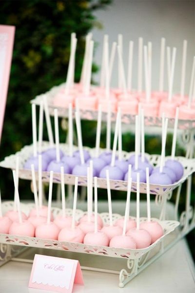 Badger Photography, Wedding Pops, Purple Cake Pops, Tea Party Desserts, Cake Pop Displays, Display Cake, Purple Cake, Wedding Cake Pops, Simple Bridal Shower