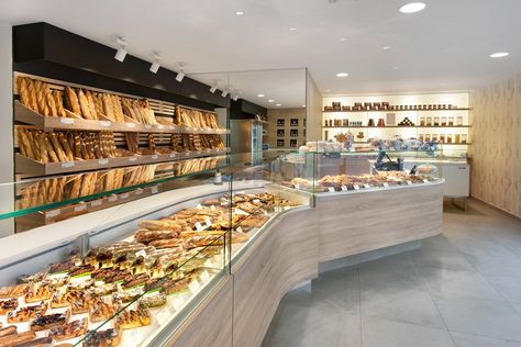 Boulangerie Le Meur en Behance Brunch Design, Banco Bar, Cashier Counter, Bakery Design Interior, Butcher Shop, Bakery Design, Counter Design, Counter Display, Bakery Shop