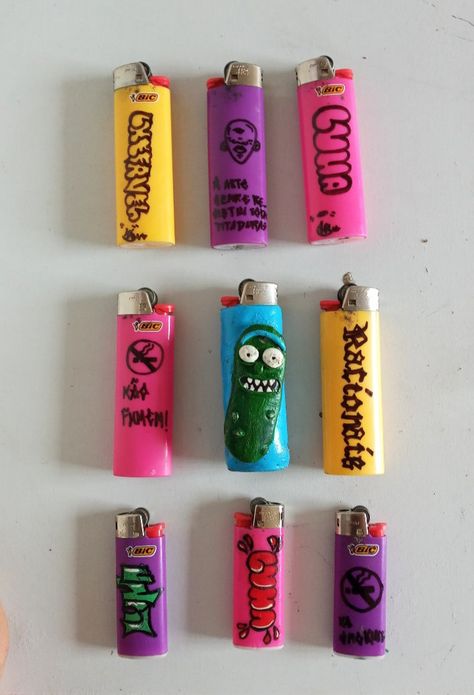 Graffiti Lighter, Drawing On Lighter, Lighter Paintings Ideas, Lighter Art, Lettering Styles Alphabet, Light Em Up, Bic Lighter, Android Wallpaper Art, Cool Lighters