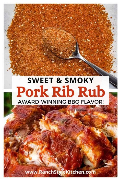 Dry Rub For Pork Ribs, Pork Rib Rub Recipe, Pork Rib Dry Rub, Dry Rub For Pork, Rub For Pork Ribs, Pork Rub Recipe, Rib Rub Recipe, Bbq Rub Recipe, Ribs Seasoning