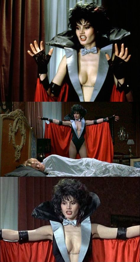 Old Vampire Movies, Polkadot Cadaver, Halloween Character Ideas, Villain Dresses, Sci Fi Girl, Cassandra Peterson, Geena Davis, Wonder Woman Movie, The Vampire Chronicles