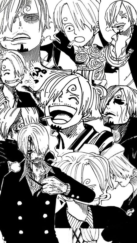 Sanji one piece wallpaper manga One Piece Sanji Wallpapers, Sanji Wallpaper, One Piece Sanji, One Piece Wallpaper, Phone Wallpaper, One Piece, Wallpapers, Collage, Anime