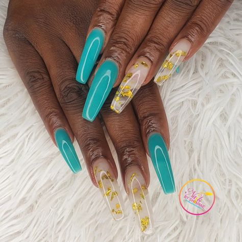 Turquoise Acrylic Nails, Classy Acrylic, Classy Acrylic Nails, Long Acrylic, Long Acrylic Nails, Nail Tech, White Nails, Nail Ideas, Acrylic Nails