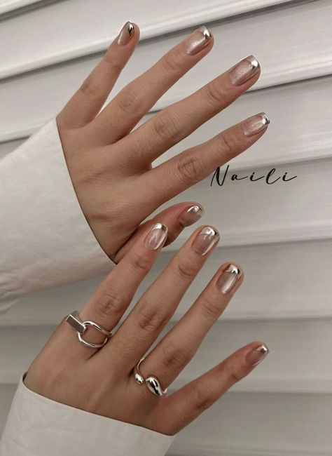 Wife Nails, Hello Nails, Subtle Nails, Minimal Nails, Mob Wife, Nails Simple, Nails 2024, Go Crazy, Nails Desing