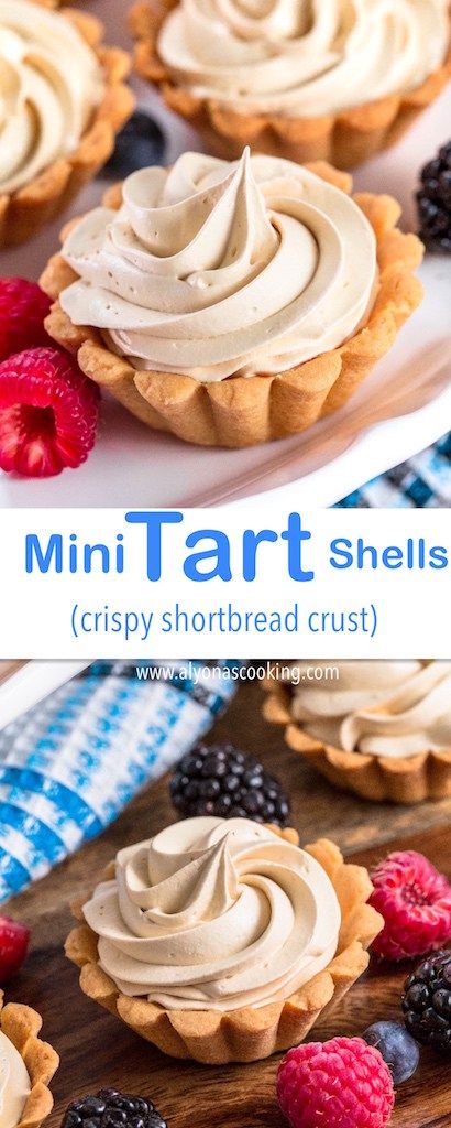 Mini Tarts Recipe, Dessert Tarts Mini, Mini Tart Shells, Mini Tart Recipes, Cheese Cake Filling, Shortbread Cookies Easy, Mini Tarts, Tarts Recipe, Sweet Pies