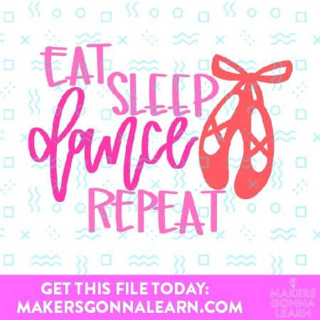 Eat Sleep Dance Repeat Geometric Coaster, Dance Project, Sign Up Page, Cat Coasters, Valentine Photo, Vinyl Cut, Scan N Cut, Crafts Projects, Cricut Projects Vinyl