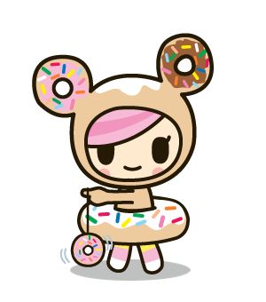 Donutella Tokidoki Donutella, Homer Donuts, Willow Art, Tokidoki Characters, Toki Doki, Lol Dolls, Kawaii Drawings, Cute Characters, Art Studio