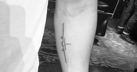 Aviation Tattoo, Jonboy Tattoo, Plane Tattoo, Airplane Tattoos, Jon Boy, Small Tattoos With Meaning, Tattoo People, 4 Tattoo, Small Tattoos For Guys