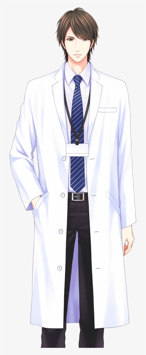 Anime Transparent Png, Doctor Anime, Anime Transparent, Handsome Doctor, Doctor Drawing, Doctor Coat, Doctor Outfit, Nurse Art, Anime Inspired Outfits