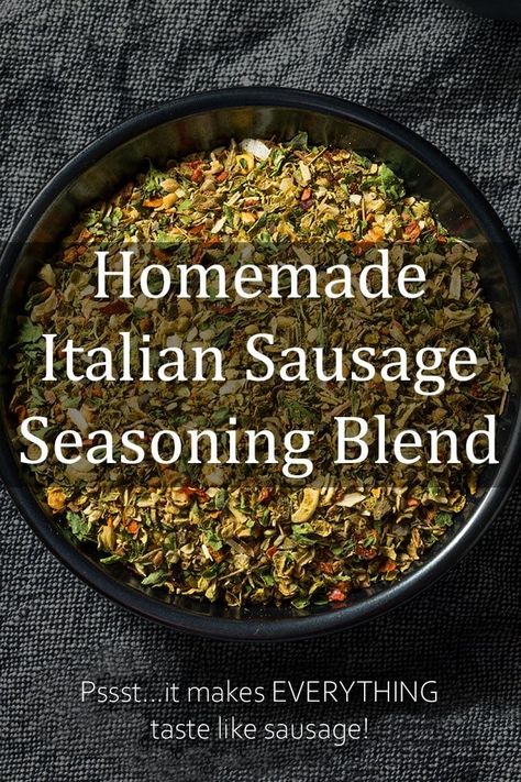 Italian Sausage Seasoning Recipes, Sausage Seasoning Recipes, Mild Italian Sausage Recipes, Italian Sausage Spices, Italian Sausage Seasoning, Recipes Ground Turkey, Ground Turkey Recipe, Sausage Spices, Italian Seasoning Recipe