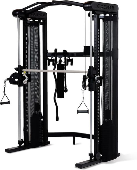 Centr 3 Home Gym Functional Trainer with Selectorized Smith ... Adjustable Workout Bench, Functional Trainer, Resistance Training Workouts, Home Gym Exercises, Pulley System, Dynamic Movement, Cable Machine, Smith Machine, Weight Machine