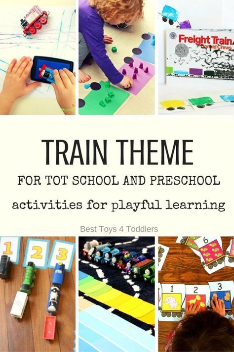 Best Toys 4 Toddlers - Weekly Activity Planner for Tot School and Preschool with Train Theme for Letter T (free printable planner available) Train Inquiry Kindergarten, Train Learning Activities, Transport Preschool, Transportation Sensory, Train Preschool Activities, Weekly Activity Planner, T Is For Train, Trains Preschool, Activity Planner