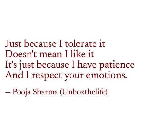 #unboxthelife #quote #patience #tolerance #emotions #deepthoughts #respect #relationshipgoals #relationship #loveforwriting #inspirebywriting #Pooja 24 March 2022 ❤️❤️ Have Patience Quotes Relationships, Patience Quotes Relationship, Quote Patience, Relationship Respect, Tolerance Quotes, Partner Quotes, Patience Quotes, Gospel Quotes, Respect Quotes