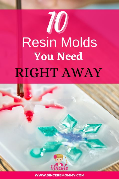 Unique Resin Molds, Epoxy Molds Ideas, Useable Crafts, Resin Tips, Resin Gems, Resin Pouring, Diy Molds, Diy Resin Mold, Epoxy Crafts