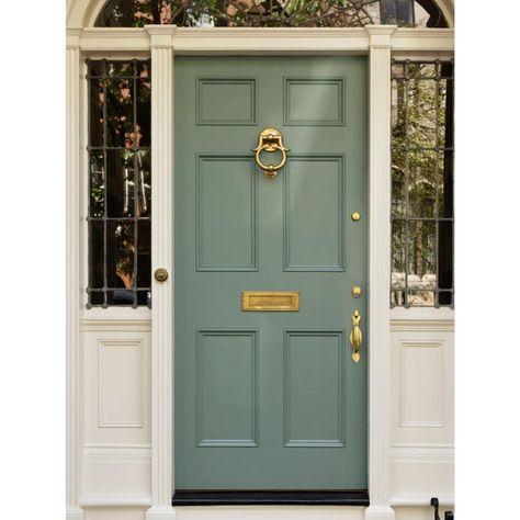 Sherwin Williams FRONT DOOR COLORS, 50 Exterior Door Colors, Best Front Door Colors, Door Color Ideas, Front Door Paint, Exterior Paints - Etsy Canada Front Door Colors With Taupe Siding, Tan House With Green Shutters, Golden Front Door, Charming Front Door, Door Color Brick House, Green Grey Front Door, Front Door Color With White House, Front Door Colors Brick House, Green Exterior Door Colors