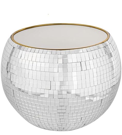 PRICES MAY VARY. Disco-Inspired Elegance: Our disco ice bucket brings the essence of a disco ball to your party, making it a stunning centerpiece for your beverage station. Versatile Use: Use it as a wine chiller, beer bucket, or even for non-alcoholic beverages. It's perfect for a wide range of drink options Sturdy Construction: Crafted with high-quality materials, ensuring durability and longevity for your party needs. Generous Capacity: The spacious interior accommodates plenty of ice and bot